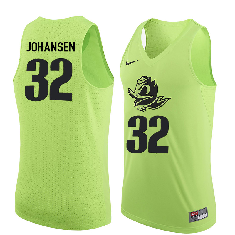 Men Oregon Ducks #32 Wally Johansen College Basketball Jerseys Sale-Electric Green - Click Image to Close